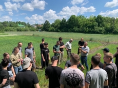 Польова практика здобувачів освіти ДУ "Житомирська політехніка" на базі демонстраційного полігону сільськогосподарських культур ІСГП НААН